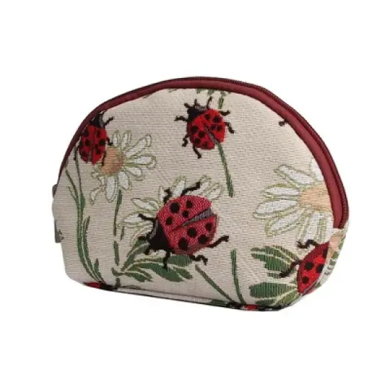 Signare USA Ladybug Red Cosmetic Bag/ Makeup Bag image {9}