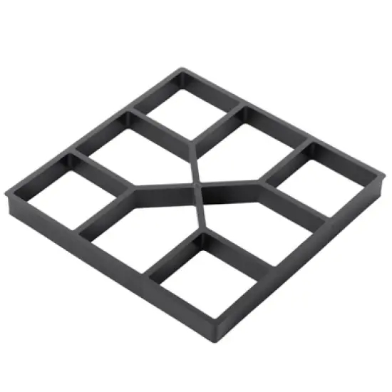 Gardenised Decorative Pavement Mold Cement Form Stamp Walkway Maker Patio Stepping Stone Pavers Reusable Pathway Mould, 2 Pack image {7}