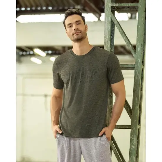 Leo  Inspiring Graphic Moisture-Wicking Active Tee - image {2}