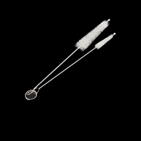 Unique Bargains Household Kitchen Restaurant Kettle Spout Teapot Nozzle Cleaning Brush Tool Set 2 Pcs image {1}