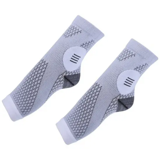 Unique Bargains Nylon Sport Compression Ankle Sleeve Socks 1 Pair image {6}