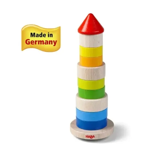 HABA Wobbly Tower Stacking Game (Made in Germany) image {11}