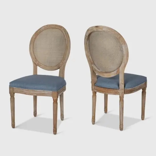 Set of 2 Epworth Wooden Dining Chairs - Christopher Knight Home image {5}
