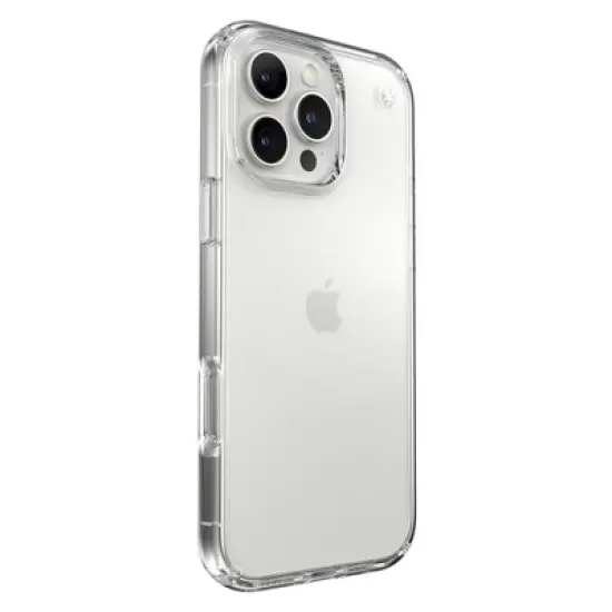 Speck iPhone 16 Pro Max Presidio Perfect Clear Case: Polycarbonate & TPU, Solid Pattern image {3}