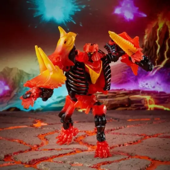 WFC-K39 Tricranius Beast Power Fire Blasts Collection Pack | Transformers Generations War for Cybertron Kingdom Chapter Action figures image {5}