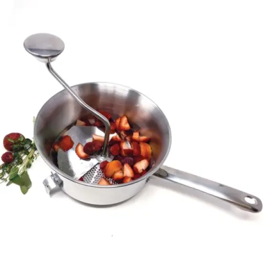 Norpro 2 Quart Multi Purpose Food Mill, Stainless Steel image {5}
