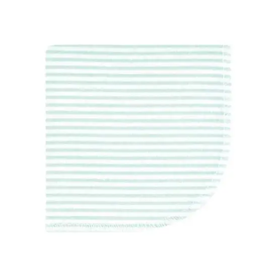 Hudson Baby Infant Girl Flannel Washcloths, Eucalyptus 10Pk, One Size image {6}