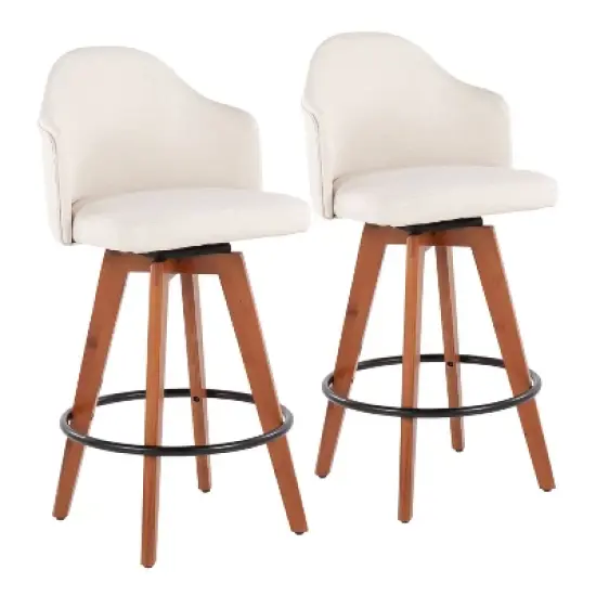 Set of 2 Ahoy Height Barstools - LumiSource image {13}