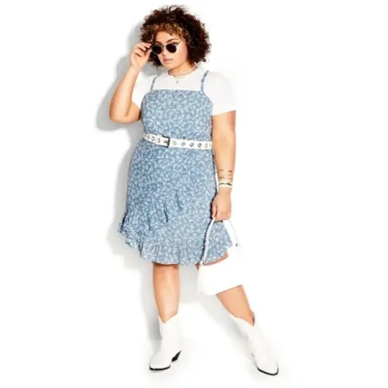 Women's Plus Size Floating Daisy Dress  - Floating Daisy | CCX image {8}