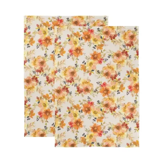 KAF Home Halloween/Harvest Digitally Printed  Set Of 2 Kitchen Towels - 20" x 30" image {6}