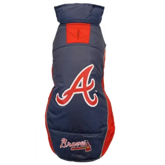 MLB Atlanta Braves Pets Puffer Vest image {3}
