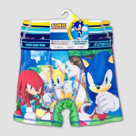 Boys' Sonic the Hedgehog 4pk Underwear image {1}