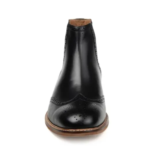 Thomas & Vine Medium and Wide Width Mens Watson Tru Comfort Foam Pull-on Wingtip Chelsea Boot image {5}