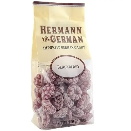 Hermann the German Blackberry Hard Candy 5.29 oz. / 150 g (Pack of 2) image {1}