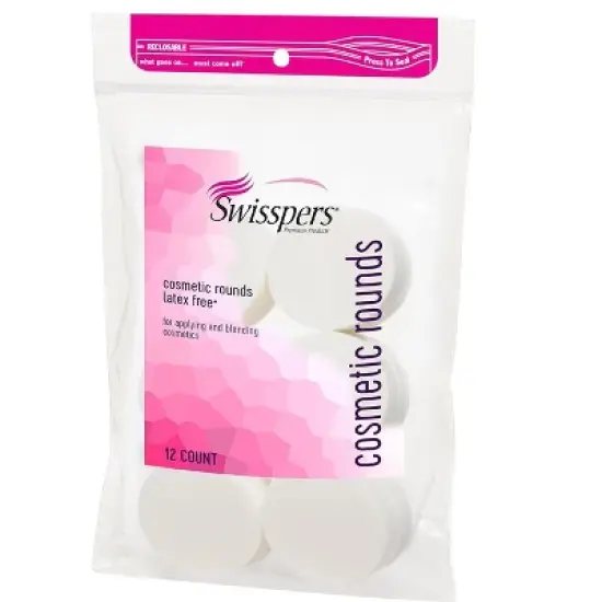 Swisspers - Cosmetic Makeup Rounds, 12 Ct image {5}
