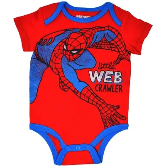 Marvel Avengers Baby Boys 5 Pack Short Sleeve Bodysuit  image {3}