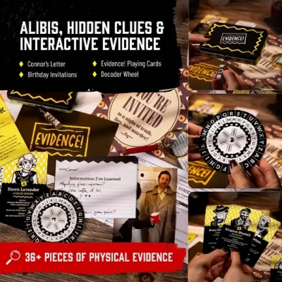 Hunt A Killer Game Night Gone Wrong Board Game image {5}