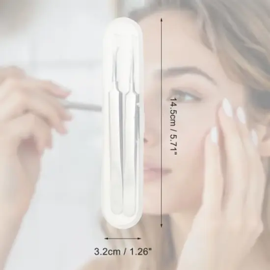 Unique Bargains Facial Pimple Extractor Tool Kit 1 Set image {1}