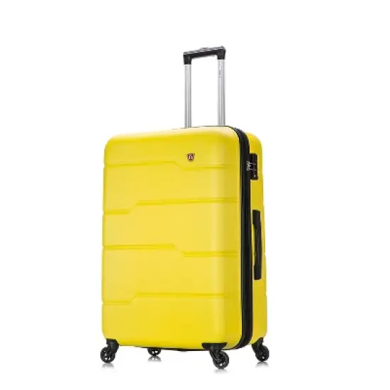 DUKAP Rodez Lightweight Hardside Large Checked Spinner Suitcase image {13}