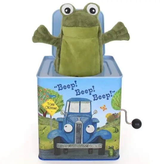 Yottoy Little Blue Truck Jack-in-the-Box image {1}