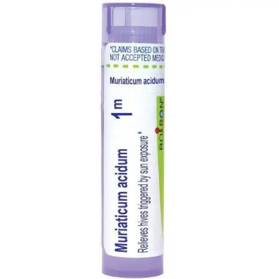 Muriaticum Acidum 1M by Boiron Homeopathic Single Medicine For First Aid  -  80 Pellet image {10}