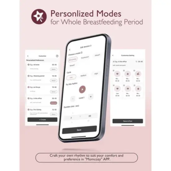 Momcozy M9 Hands-Free Wearable Electric Breast Pump Set image {5}