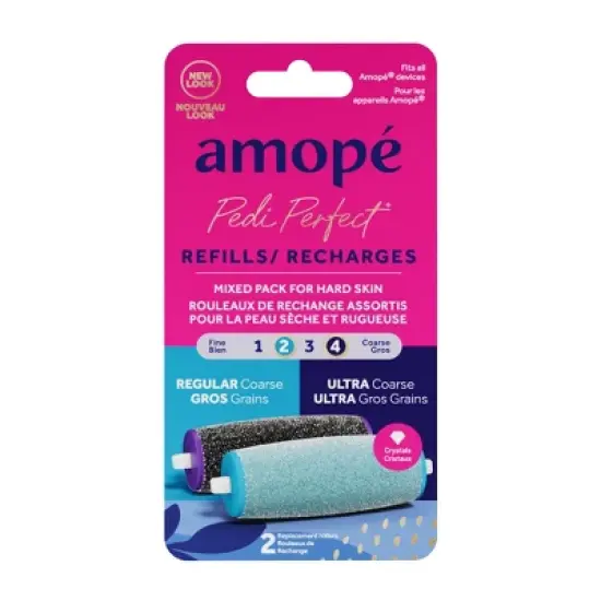 Amop&eacute; Pedi Perfect Foot File Ultra-Coarse & Regular Coarse Refills - 2ct image {11}
