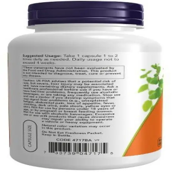 Kava Kava 250mg 30% Extract by Now Foods  -  120 Capsule image {2}