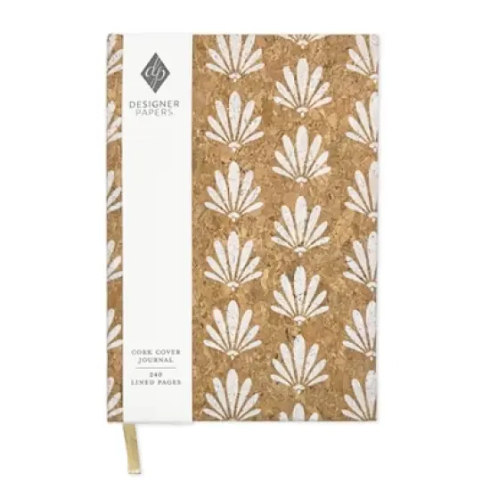 Designer Papers Undated Perfect Bound Cork Journal 5.875"x8.25" Floral image {3}