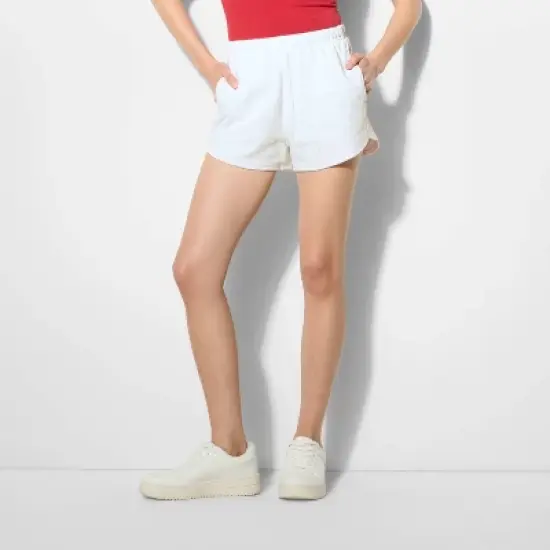 Women's Mid-Rise French Terry Pull-On Shorts - Wild Fable&trade; image {1}