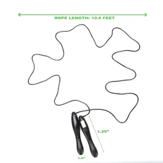 Mind Reader Adjustable Jump Rope with Digital Counter image {2}