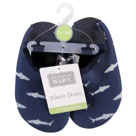 Hudson Baby Infant and Toddler Water Shoes for Sports, Yoga, Beach and Outdoors, Shark image {1}