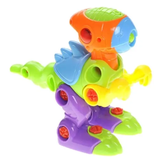 Insten Take Apart T Rex Dinosaur Toy With Lights And Sounds, T-Rex Stem Toys image {6}