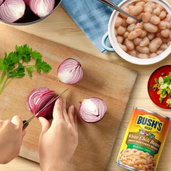 Bush's Great Northern Beans in Mild White Chili Sauce - 15.5oz image {5}