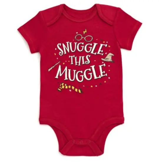 Harry Potter Baby Bodysuit and Monthly Milestone Blanket 4 Piece Newborn image {5}