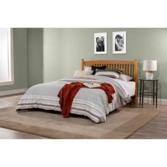 Full/Queen Oak Tree Headboard with Frame Included Natural - Hillsdale Furniture image {1}