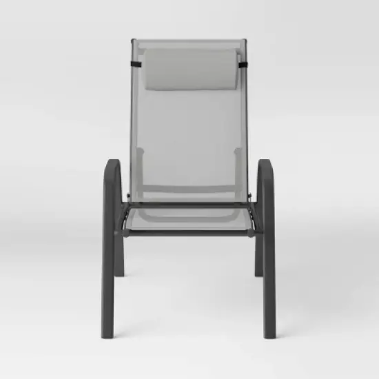 5pc Adjustable Back Patio Chat Set - Gray - Room Essentials&trade; image {4}