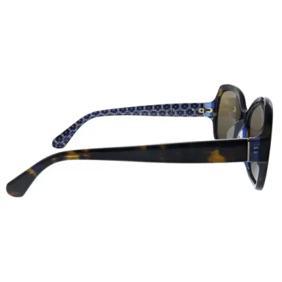 Kate Spade KS Amberlynn/S 2VM Womens Square Sunglasses Havana Pattern 57mm image {2}
