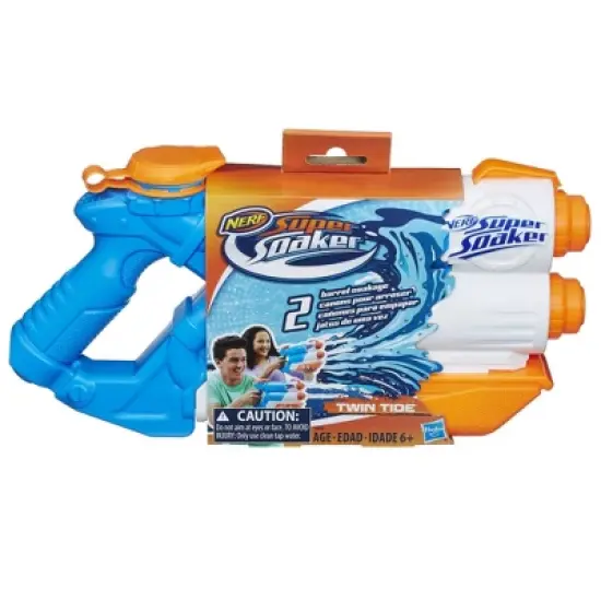 NERF Super Soaker Twin Tide Water Blaster image {1}