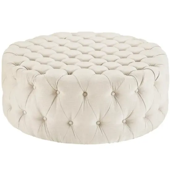 Amour Upholstered Fabric Ottoman - Modway image {6}