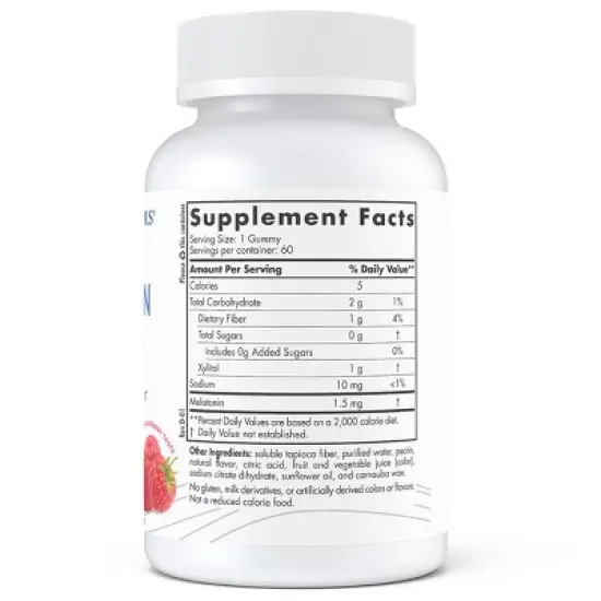 Nordic Naturals Zero Sugar Melatonin Vegan Gummies - 60ct image {3}