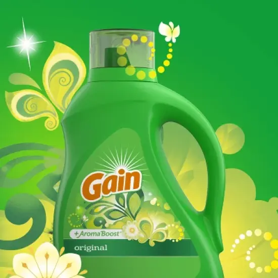 Gain + Aroma Boost Original Scent HE Compatible Liquid Laundry Detergent image {5}