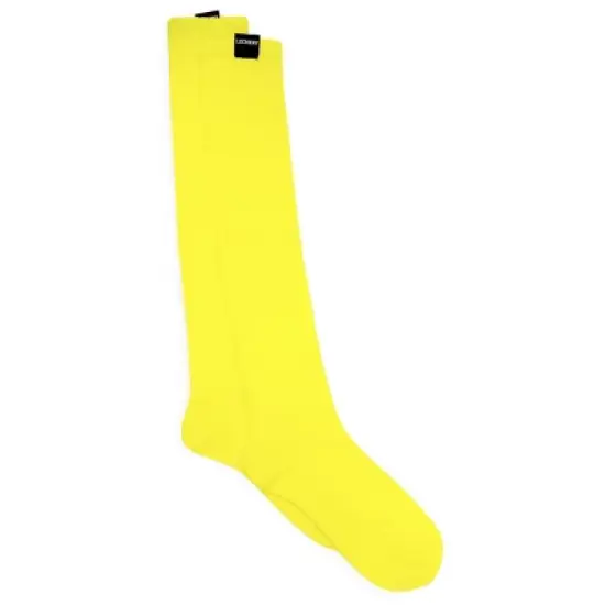 LECHERY Unisex Scrunch Slouchy Woven Tab Socks (1 Pair) image {1}