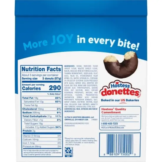 Hostess Donettes Frosted Mini Donuts - 10.75oz image {1}