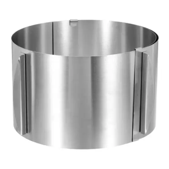 Unique Bargains Adjustable Stainless Steel Nonstick Retractable Round Cake Ring image {9}