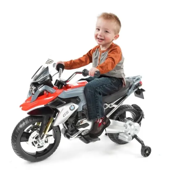 Rollplay 6V BMW Motorcycle Powered Ride-On - Red/Gray image {1}