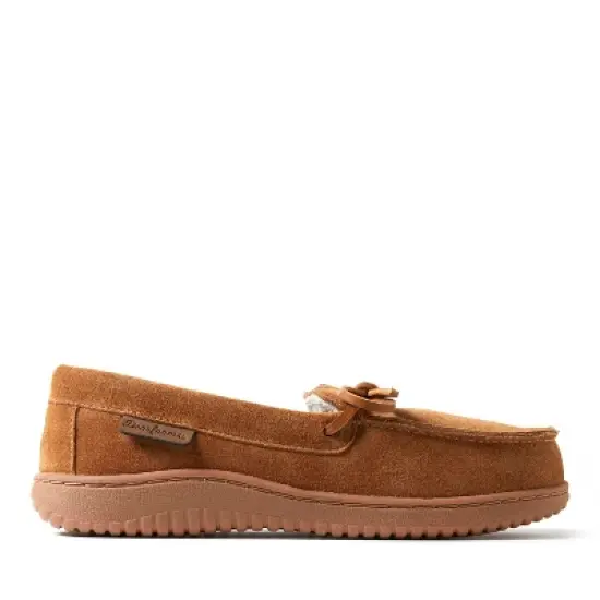 Dearfoams Women's Wilmington Genuine Suede Energy Return Moccasin Slippers image {2}