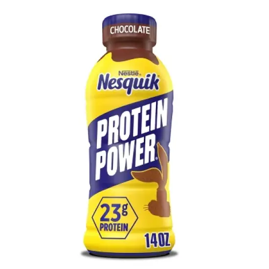 Nesquik Protein Power Chocolate - 14 fl oz​ image {9}