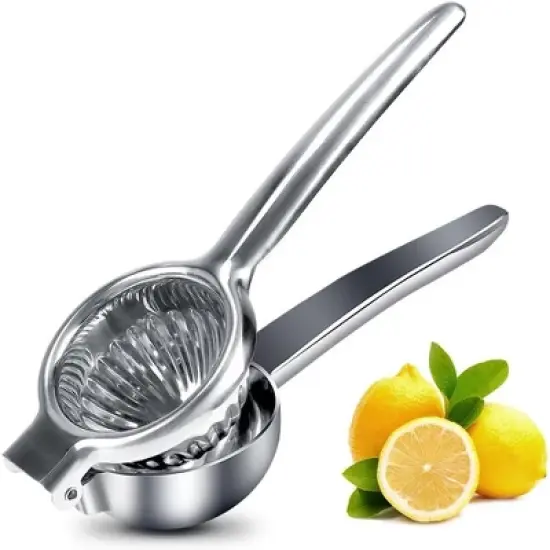 MOVSSOU Lemon Squeezer Manual Citrus Juicer Hand Press Juicer Handheld Lemon Juicer Squeezer Manual Black image {9}