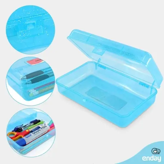 Enday Glitter Pencil Box image {2}